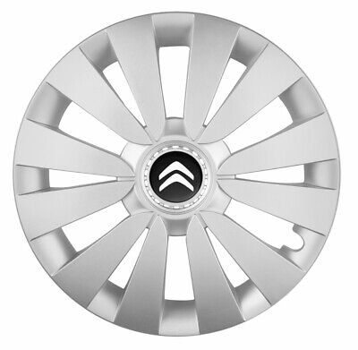 15'' Wheel trims Hub Cups for CITROEN Berlingo C4 Picasso Nemo - silver NEW