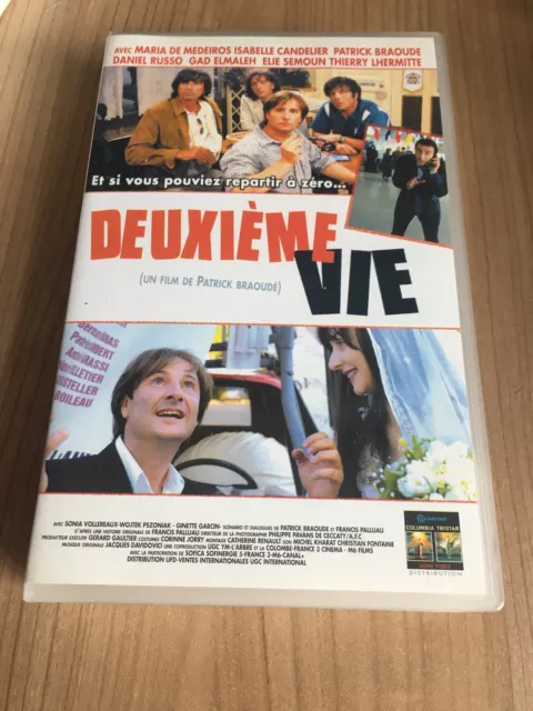 Cassette Vhs Deuxieme Vie Braoudé Elmaleh Russo Lhermitte Vidéo Film K7
