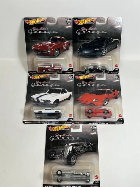 Hot Wheels 5 Star Real Riders pneumatici in gomma cromati asse lungo 10