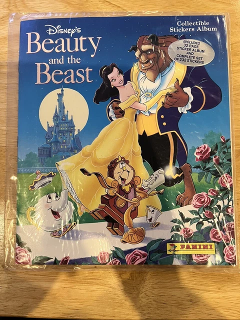 VINTAGE PANINI BEAUTY and the Beast Complete Sticker Album & Stickers ...