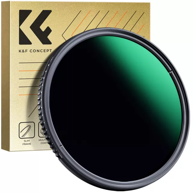 Filtro K&F Concept Variable ND3-ND1000 Densidad Neutral con 24 Recubrimientos de Capa