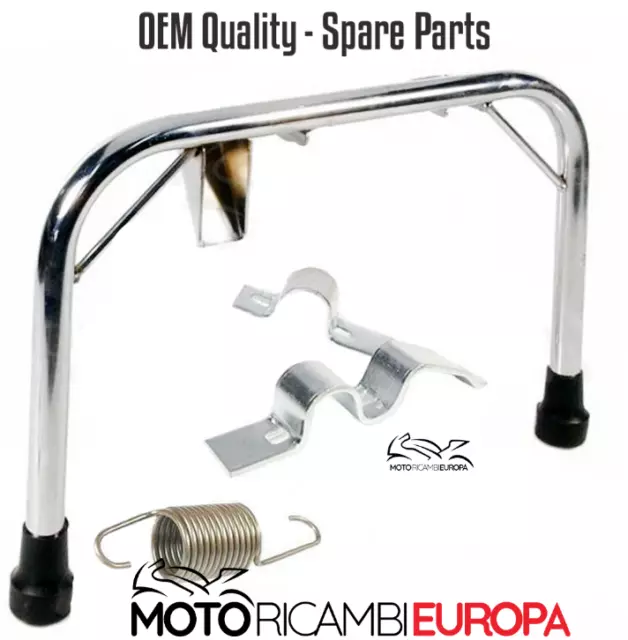 Cavalletto Centrale Rinforzato Cromato Per Piaggio Vespa Px 125 150 200 / E