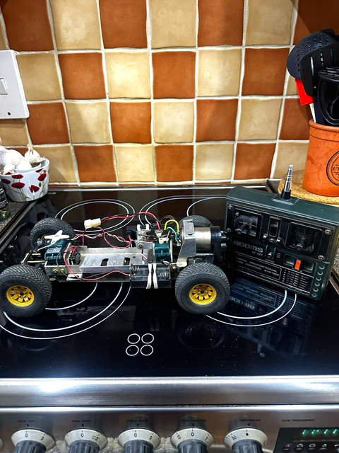 TAMIYA VINTAGE ORIGINAL cheetah complete chassis with Acoms AP-227 £99. ...