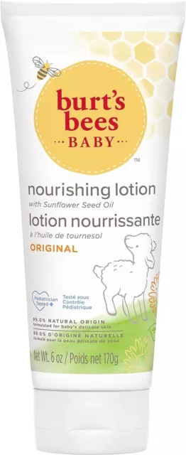 Burt's Bees Baby Lotion, Nourishing Moisturiser, Ultra-Gentle For...