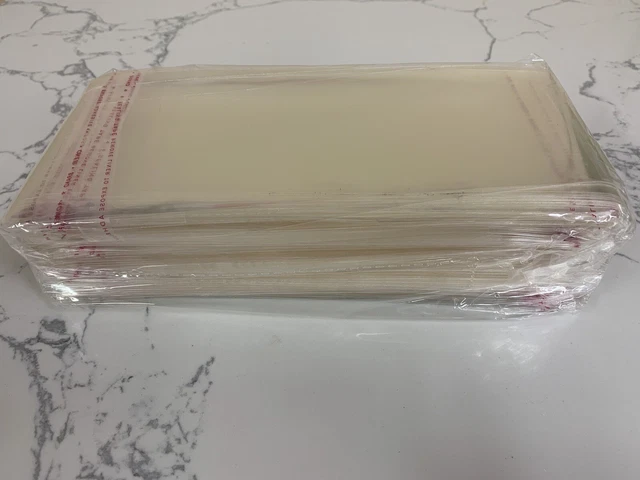 Resealable Self Adhesive Clear Cellophane Cello Plastic OPP Bags 2 lbs 3.5x7in