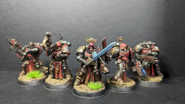 Warhammer 40k: Space Marine Blood Ravens Leviathan Sternguard Veterans (AW203)