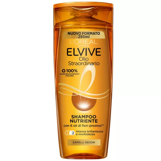 Loreal Elvive Shampoo Olio Straordinario - 285ml