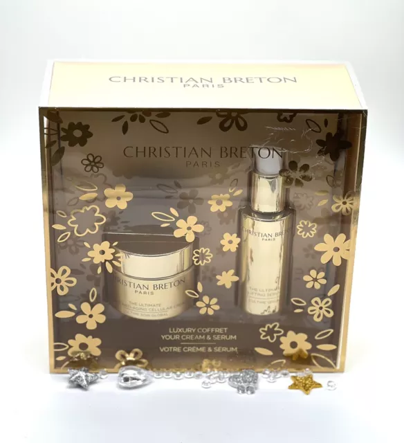 CHRISTIAN BRETON Coffret ultimate Day Cream + Lift Serum je 50 ml NEU 🌸