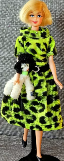 Vintage Barbie 60'S Groovy Poodle Put Ons Skirt Set Francie Twiggy Casey Sz 🐩