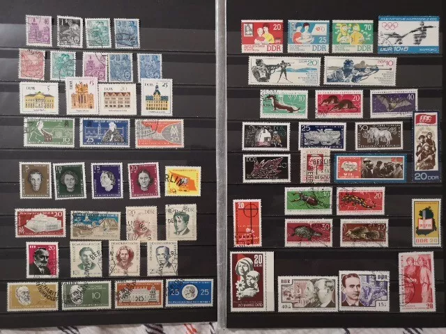 DDR  Briefmarken gestempelt & Postfrisch Summlung und Lots Stamps, Inkl. Satz