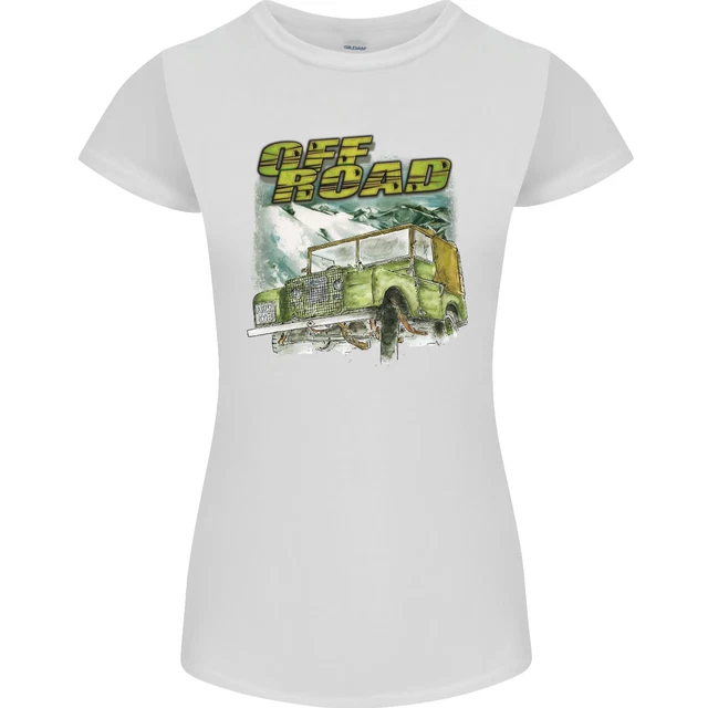 Off Road 4X4 Off Roading Four Wheel Drive Womens Petite Cut T-Shirt