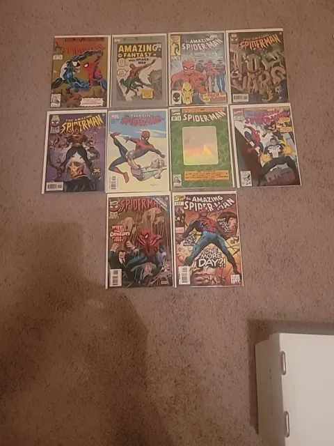 The Amazing Spiderman (10) Different Comic Books Lot
