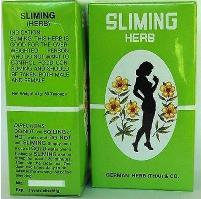 50 SACCHETTI DIMAGRANTI GERMANICHE ERBE DIMAGRANTI TÈ DIETA SLIM FIT FAST | Nuovissimo