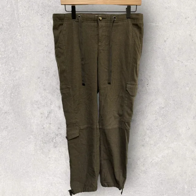Anthropologie Daughters of the Liberation Cargo Pants Size 2 Olive Green