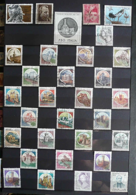Italie - Lot De Timbres Obliteres