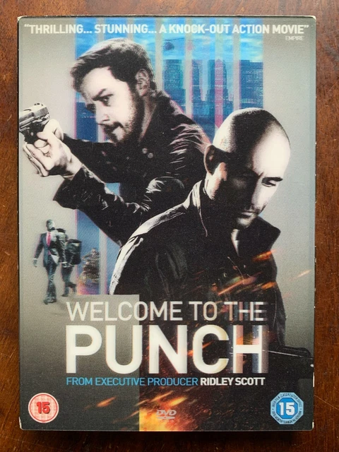 Welcome to the Punch DVD 2012 British Crime Movie Thriller w/ Slipcover
