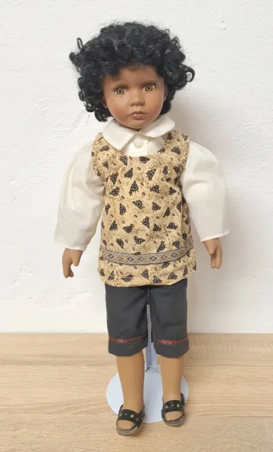 Künstlerpuppe Porzellanpuppe Doll 46 cm Sammler Rarität Vintage