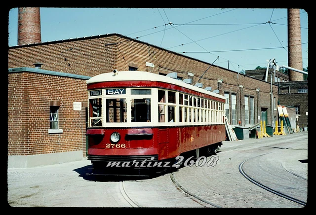 (Db) Orig Traction/Trolley Slide Ttc (Toronto, On) 2766