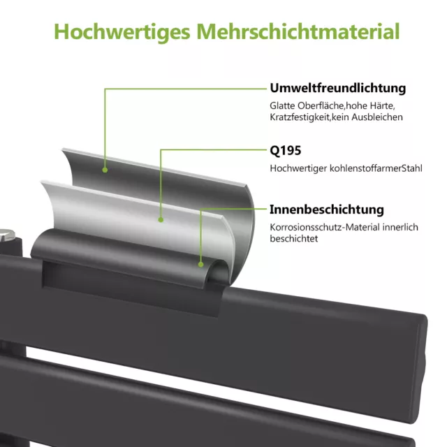 Heizkörper Elektrisch mit Thermostat Handtuchtrockner Elektro Badheizkörper 3