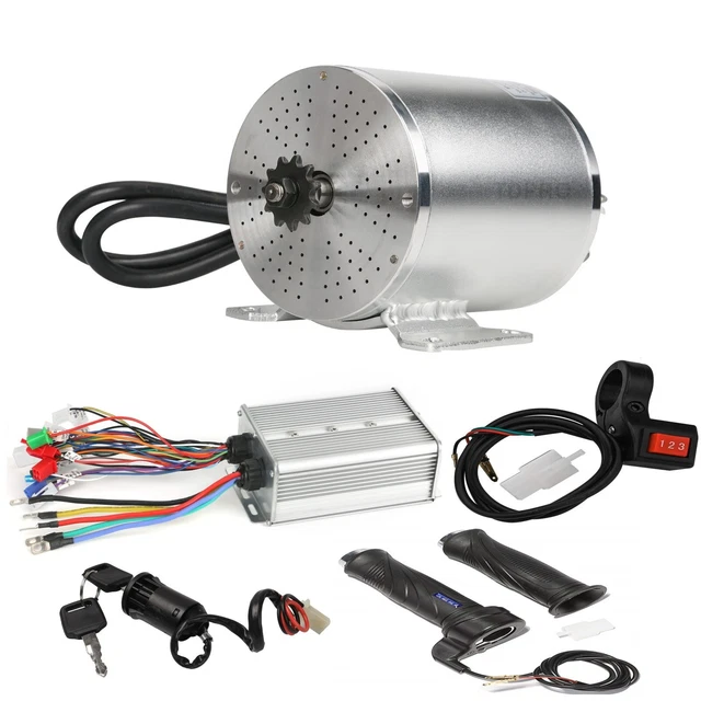 Kit Moteur électrique 72V 3000W Sans Balais Pour Vélo Kart Scooter Quad