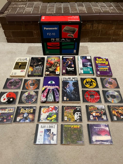 Panasonic 3DO Console Bundle w/ Original Box Game Lot