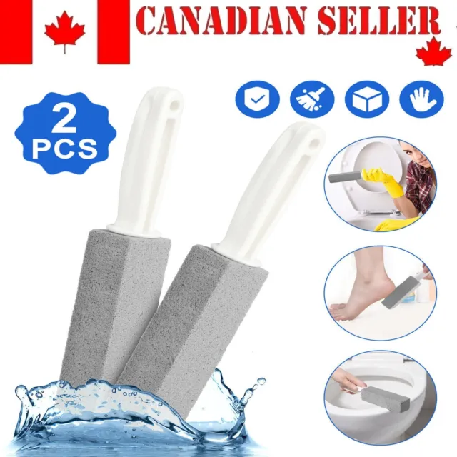 Pumice Stone Toilet Brush for Household & Washroom Cleaner Easy to Stain Remover