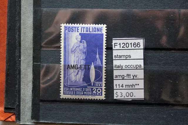 Stamps Italy Occupation Amg-Ftt Yvert N°114 Mnh** (F120166)