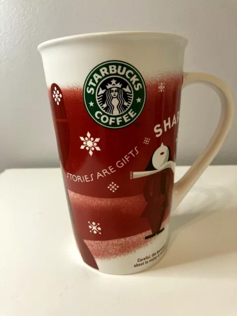 Starbucks Christmas Mug Coffee Tea Holiday 2010 Tall 16 Oz. Pre-0wned. Excelle