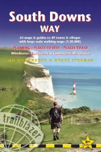 Jim Manthorpe Henry Stedman South Downs Way Trailblazer Walking Guide 8e (Poche)