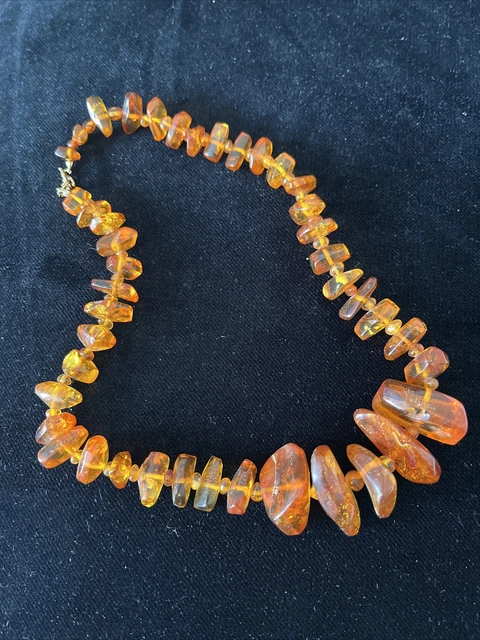 Collier ambre véritable