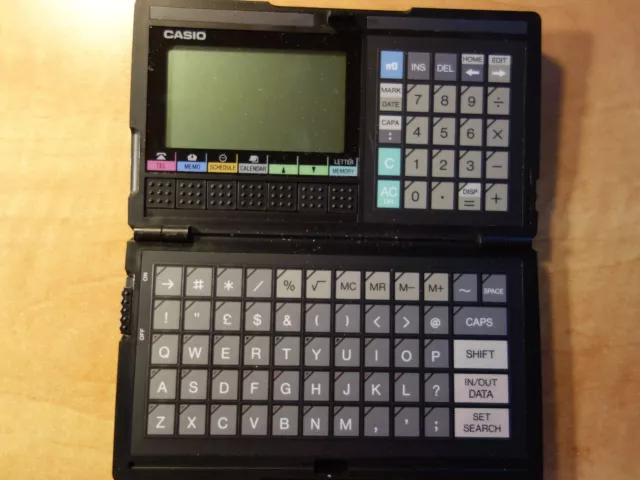 VINTAGE CASIO DIGITAL DIARY SF-4000, Made in Japan.