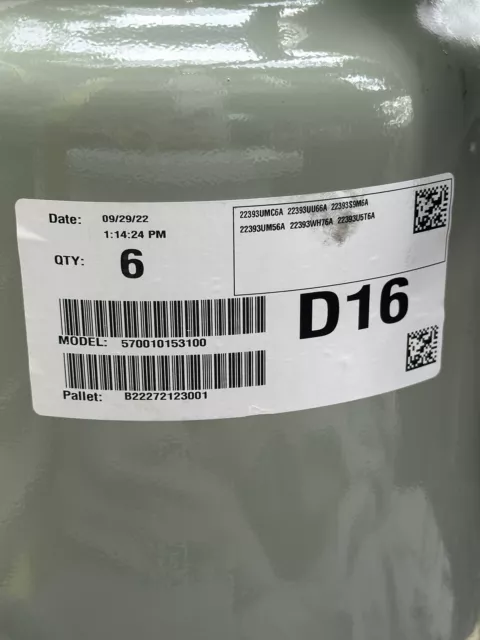New Trane CSHA150K0EOA 3-D Scroll Refrigeration Compressor 15 Ton 460V Item New Trane CSHA150K0EOA 3-D Scroll Refrigeration Compressor 15 Ton 460V Item