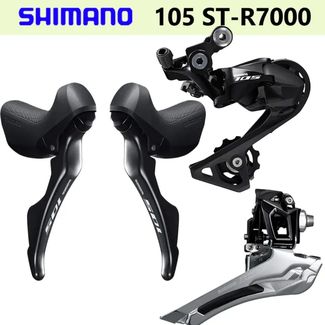 Shimano 105 ST-R7000 2x11-speed STI Dual Control Shifters Front Rear Derailleur
