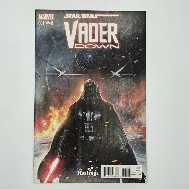 Star Wars Vader Down 1 Hastings Exclusive Variant Cover Marvel Comics 2016 NM+
