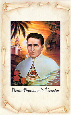 .SANTINO HOLY CARD BEATO DAMIANO DE VEUSTER SACERDOTE. 