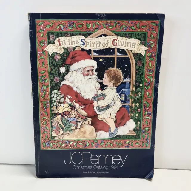 VINTAGE JC PENNEY Christmas Catalog 1991 Nintendo Sega Barbie Cabbage
