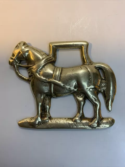 VINTAGE HORSE HARNESS Brass Medallion Bridle Ornament PEAK FOREST CANAL  $17.06 - PicClick