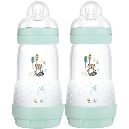 Paquete de biberones para recién nacidos autoesterilizantes autocólicos Easy Start de 2 260 ml