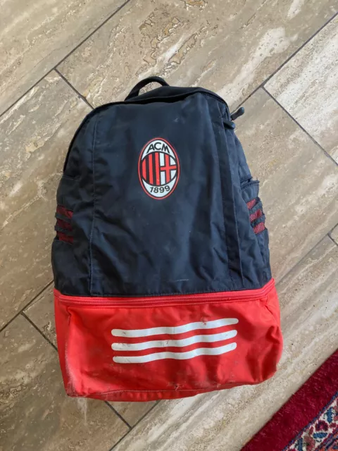 Adidas AC Milan Mailand Vintage Rucksack Fußball Sport Serie A Italien