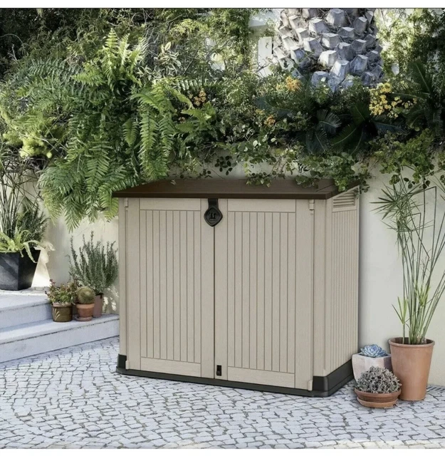 KETER STORE IT Out Midi Storage Box Shed Keter Bin Box Store Max -880L ...