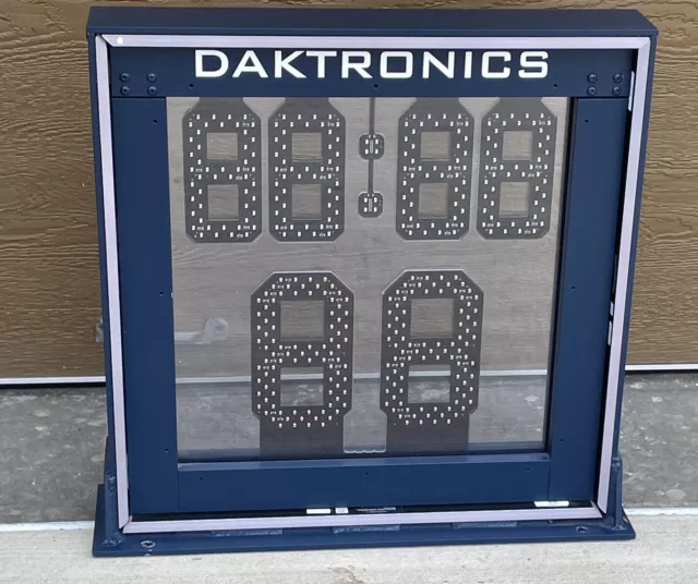 Daktronics Shot Clock Transparent 22” LED Basketball Backstop 0A-1322-0035 Daktronics Shot Clock Transparent 22” LED Basketball Backstop 0A-1322-0035