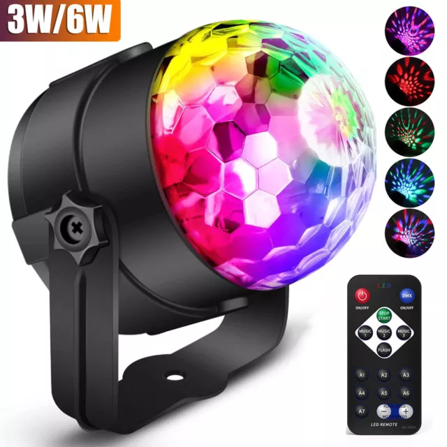 Party Magic Ball Light LED Party Disco RGB Rotating Club DJ Stage Lights Remote