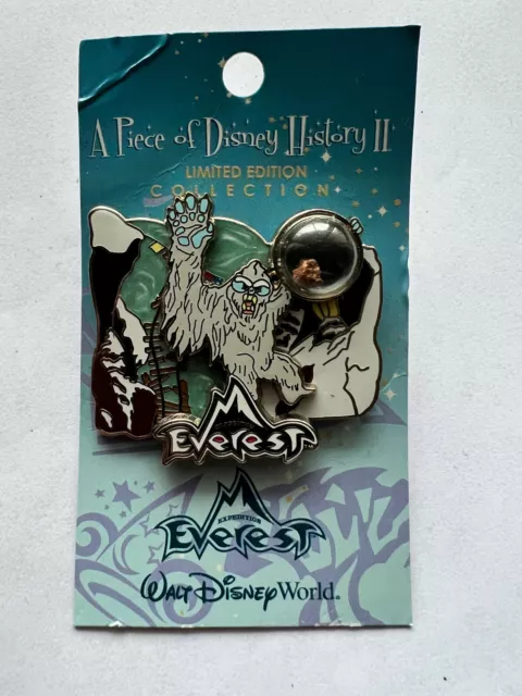 Disney WDW Piece Of Disney History II 2006 Expedition Everest Yeti Pin LE