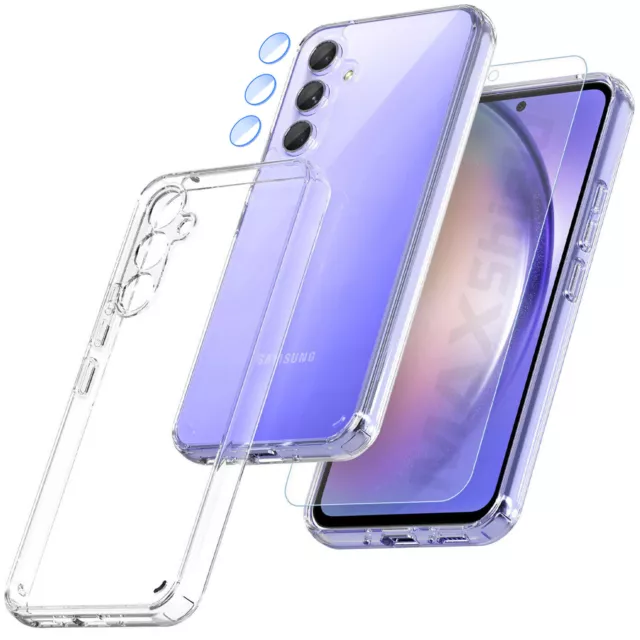 For Samsung Galaxy A54 A34 A13 A05S A04S A14 5G Case Shockproof Clear Slim Cover