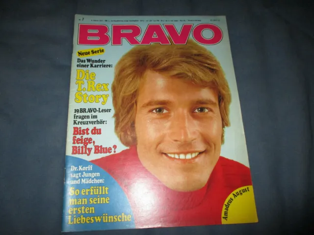 Bravo 9.2.1972 7/72 mit Les Humphries Singers Poster Heft komplett