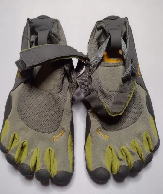Vibram Five Fingers Men's  Shoes 43 Gray Water Running Outdoor Trail Hiking B16