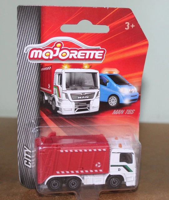 MAJORETTE CITY 187 Scale Man Tgs Refuse Truck Bin Truck 6.07 PicClick