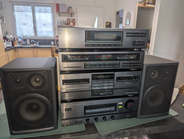 Chaîne Hifi Vintage Bang & Olufsen - Century 2000 - Noire - Fonctionnelle