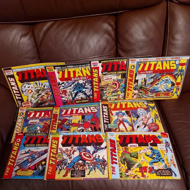 VINTAGE COMICS THE Titans 1970s £10.00 - PicClick UK