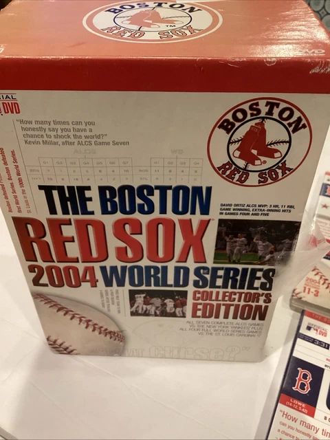 BOSTON RED SOX 2004 DVD World Series Collectors Edition 12 Disc